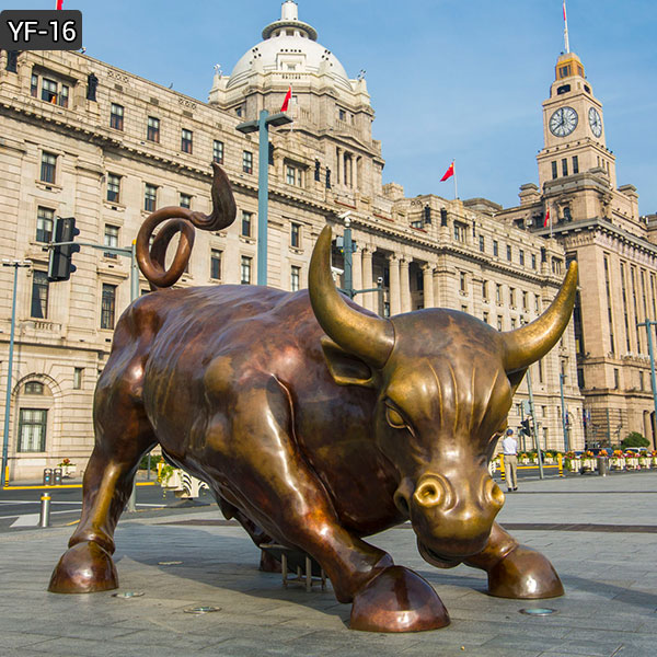 large charging bull statue replica price in new york