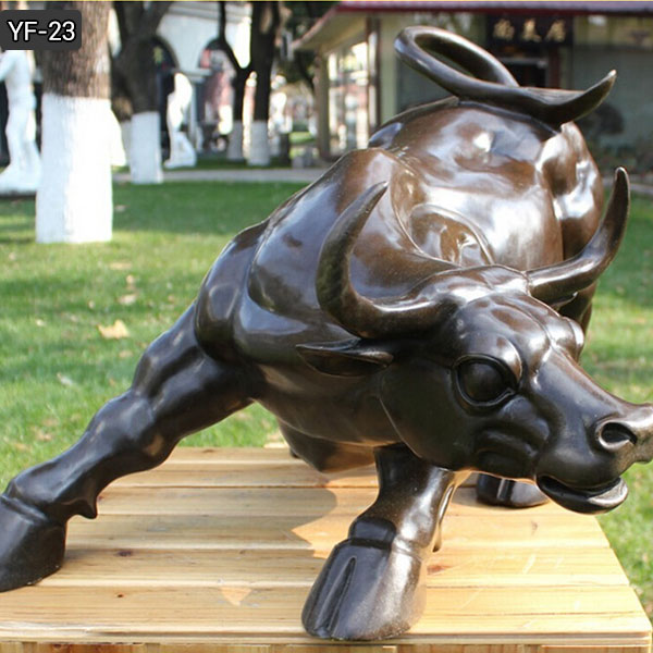 bull head statue foundry in chicago Bronze animal statue ornaments outdoor