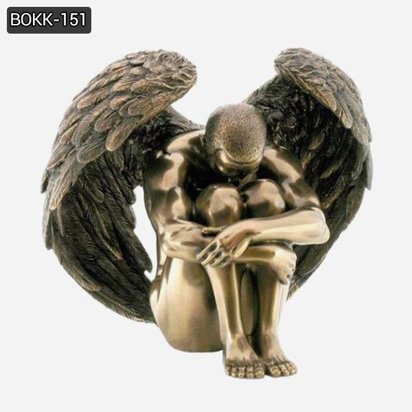 Outdoor bronze female angel statues monuments fro sale BOKK-151