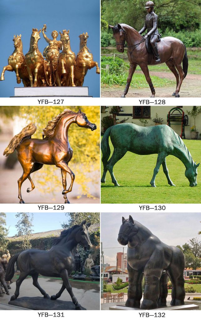 Bronze horse sculpture artists designs
