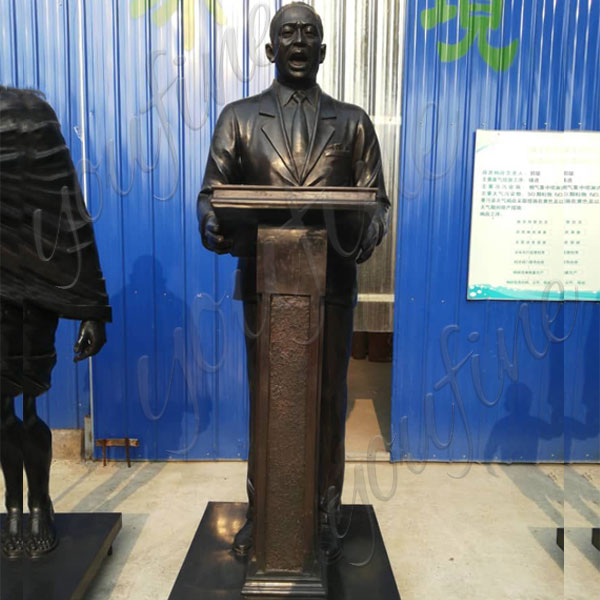 Order custom photo bronze sculptures of Martin Luther King BOKK-514