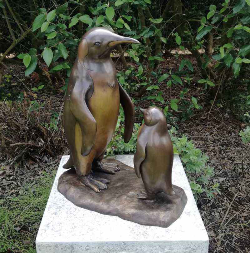 Life Size Bronze Penguin