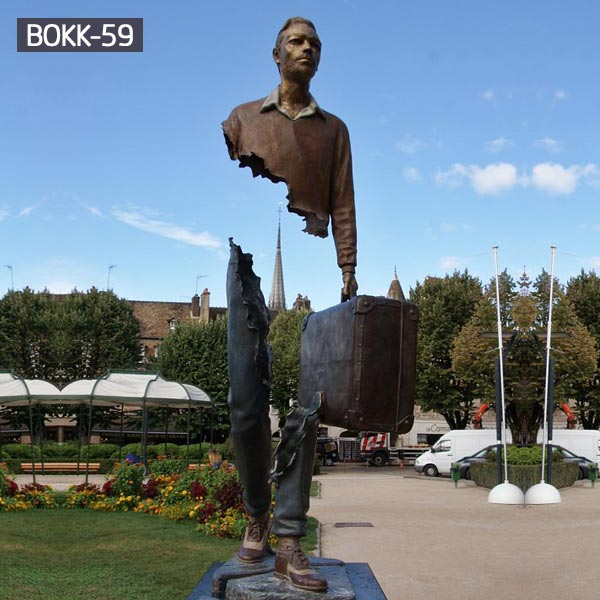 Life Size Bronze Bruno Catalano Statue from Factory Supply BOKK-59