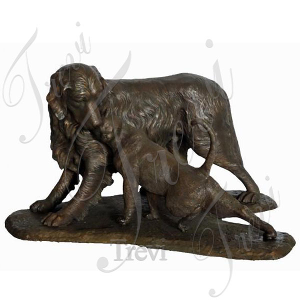 decoration bronze dog sculpture
