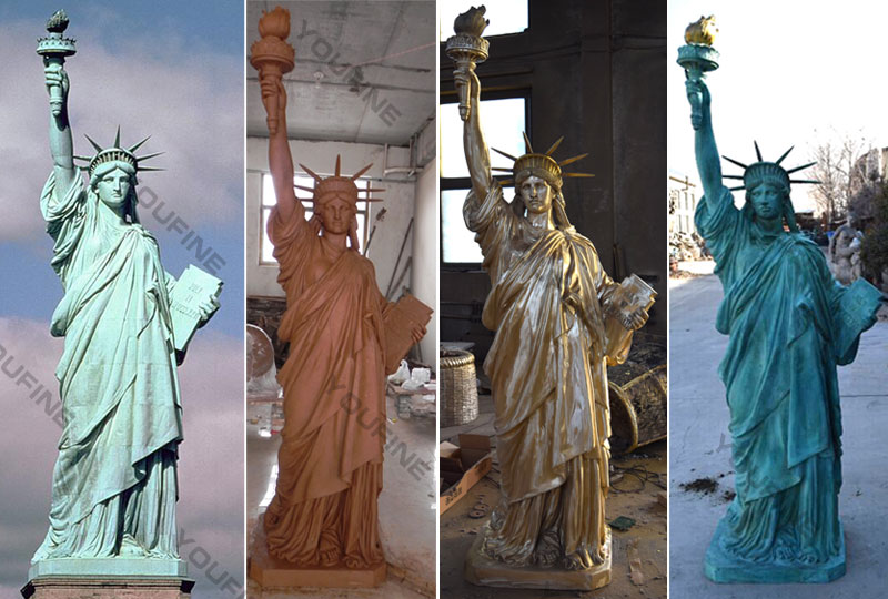 bronze female statue