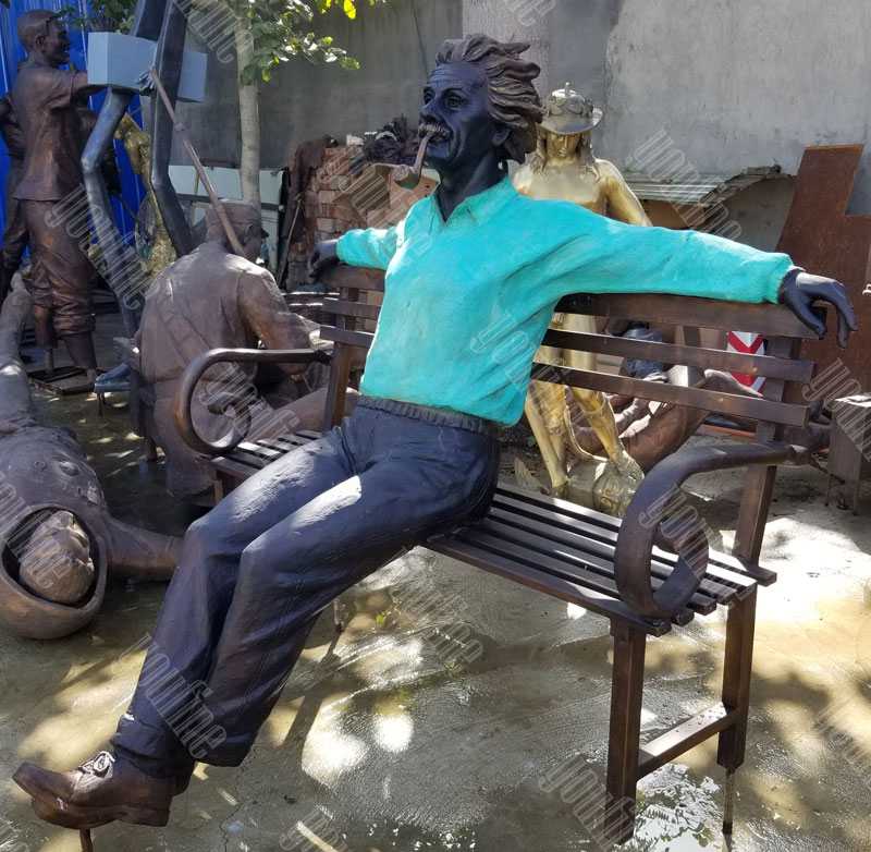 Bronze Sculpture of Einstein