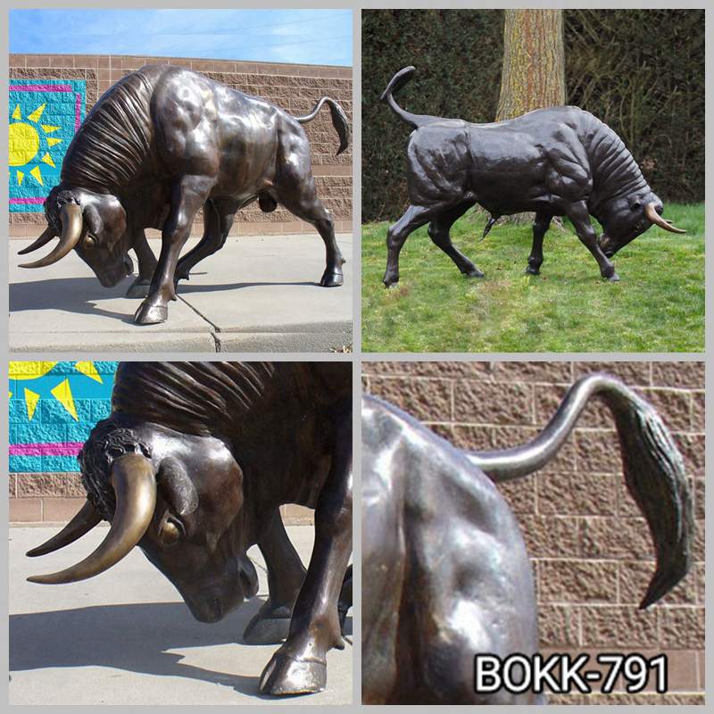 Bronze Bull Statu