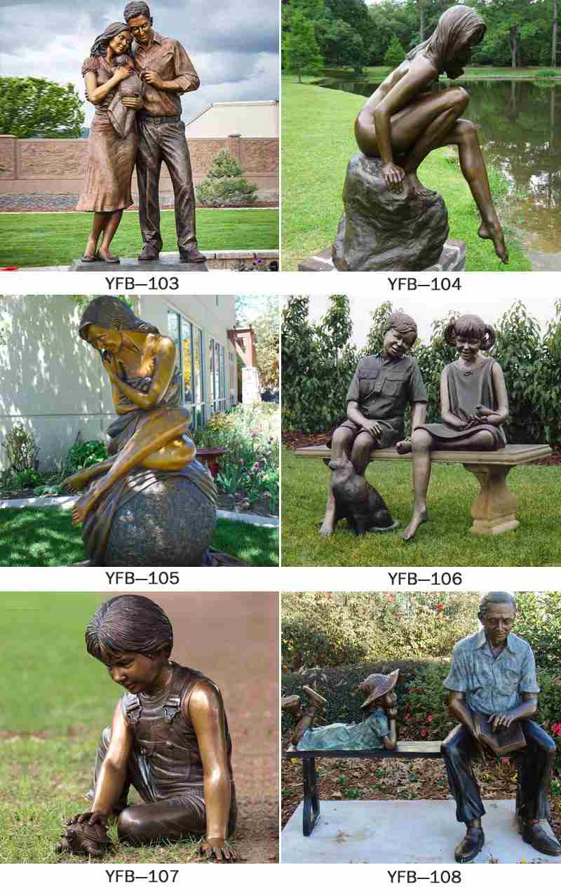 Artistic Bronze Man Sculpture