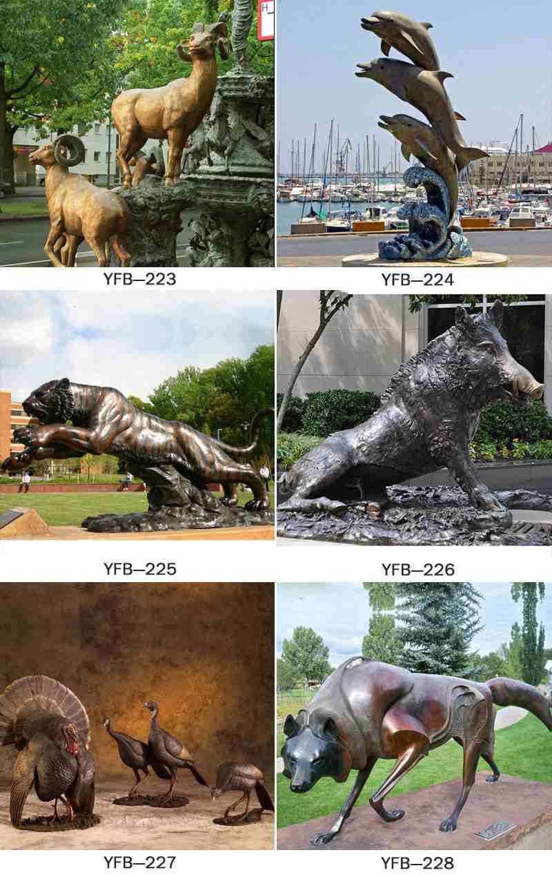 Black Bronze Panther Sculpture