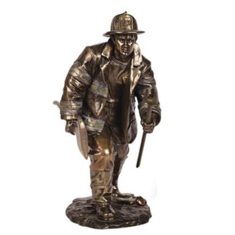 Bronze Fireman Sculptures