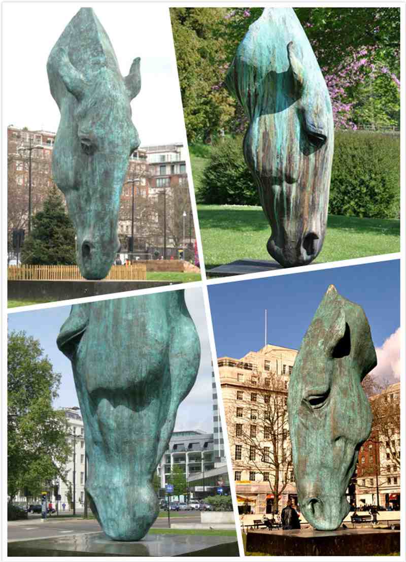 Bronze Horse Head SculpturesBronze Horse Head Sculptures