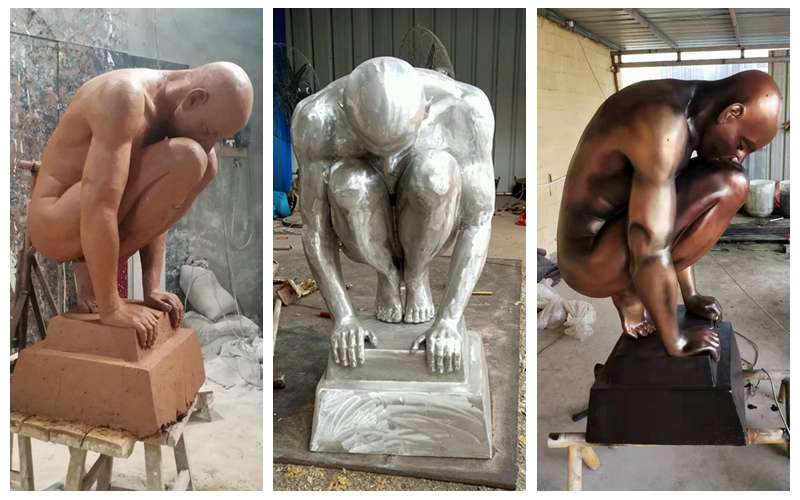Bronze Nude Man Sculptures