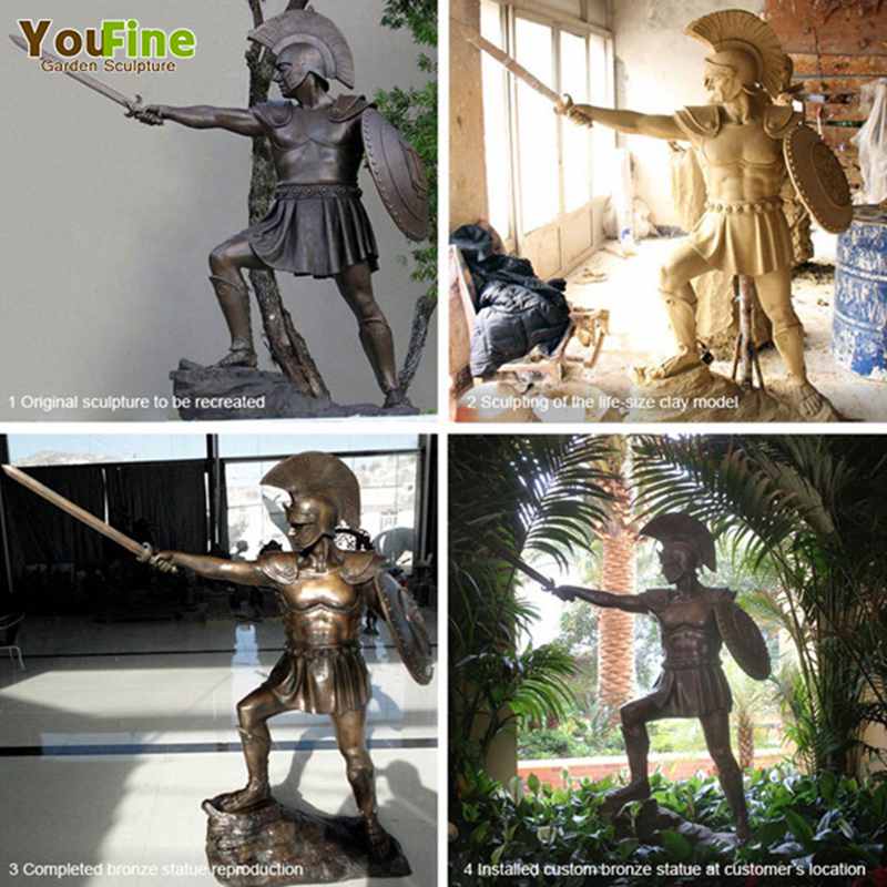 Customized Bronze Solider Statue