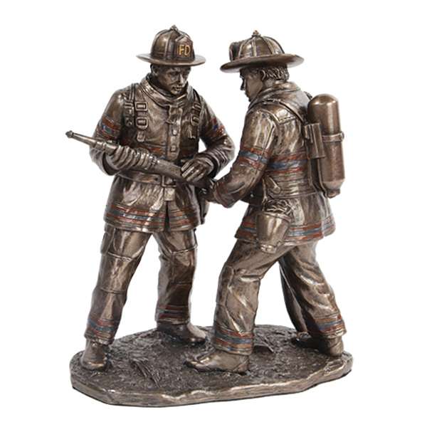 How to Buy Outdoor Army Bronze Fireman Statue Monument for Garden BOKK-485