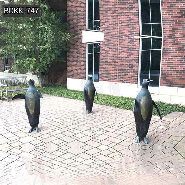 How to Buy Outdoor Lovely Three Penguins Antique Bronze Garden Statue BOKK-747
