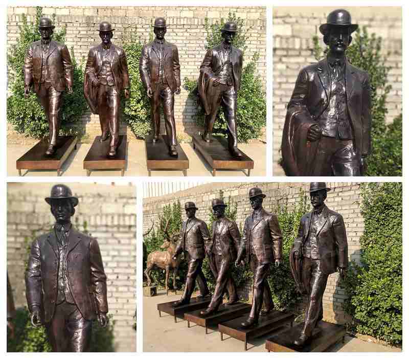 Outdoor Wright Brothers Bronze Sculptures