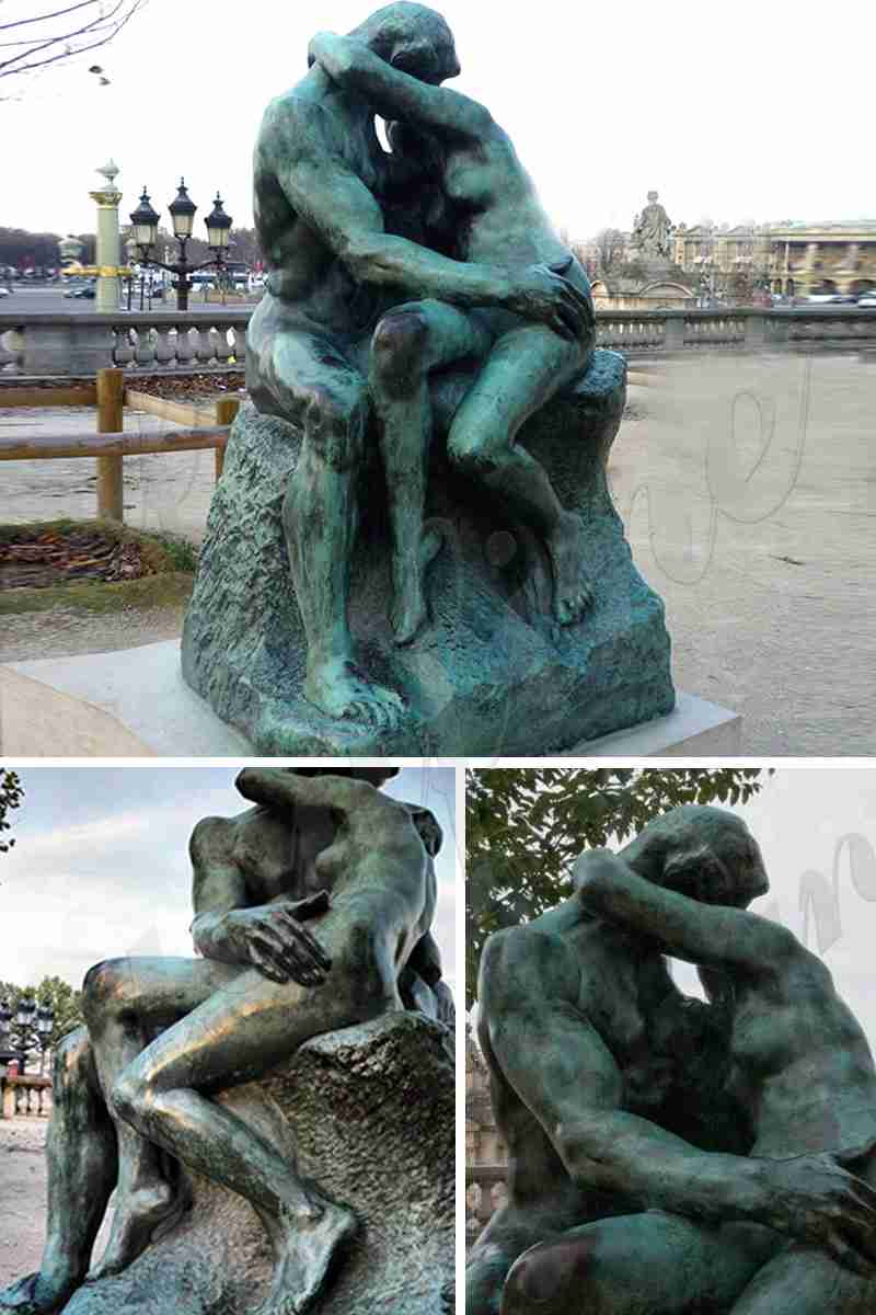 Auguste Rodin the Kiss Bronze Statue