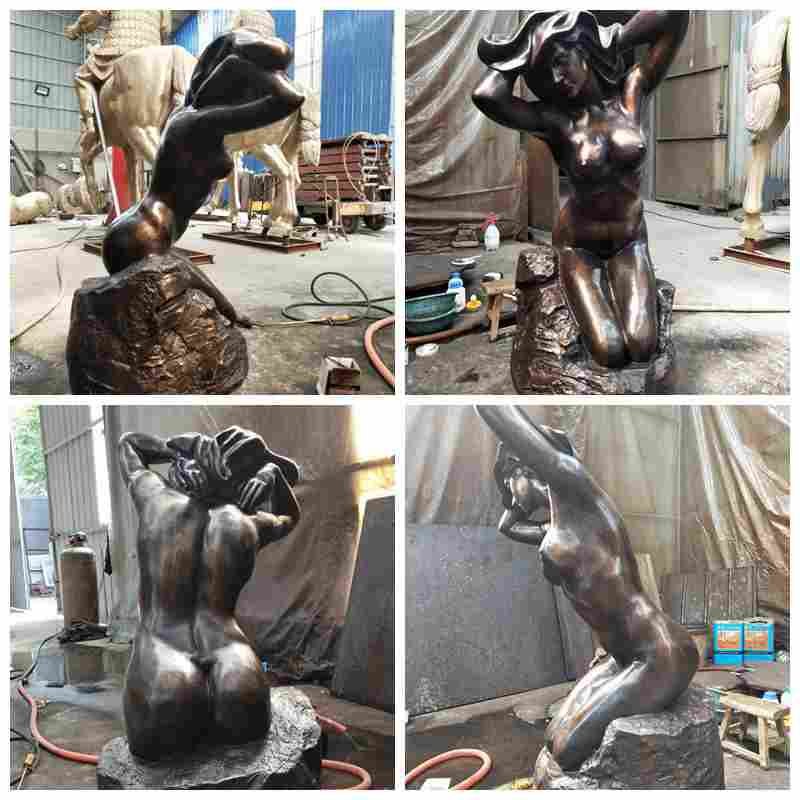 Beautiful Bronze Nude Statue