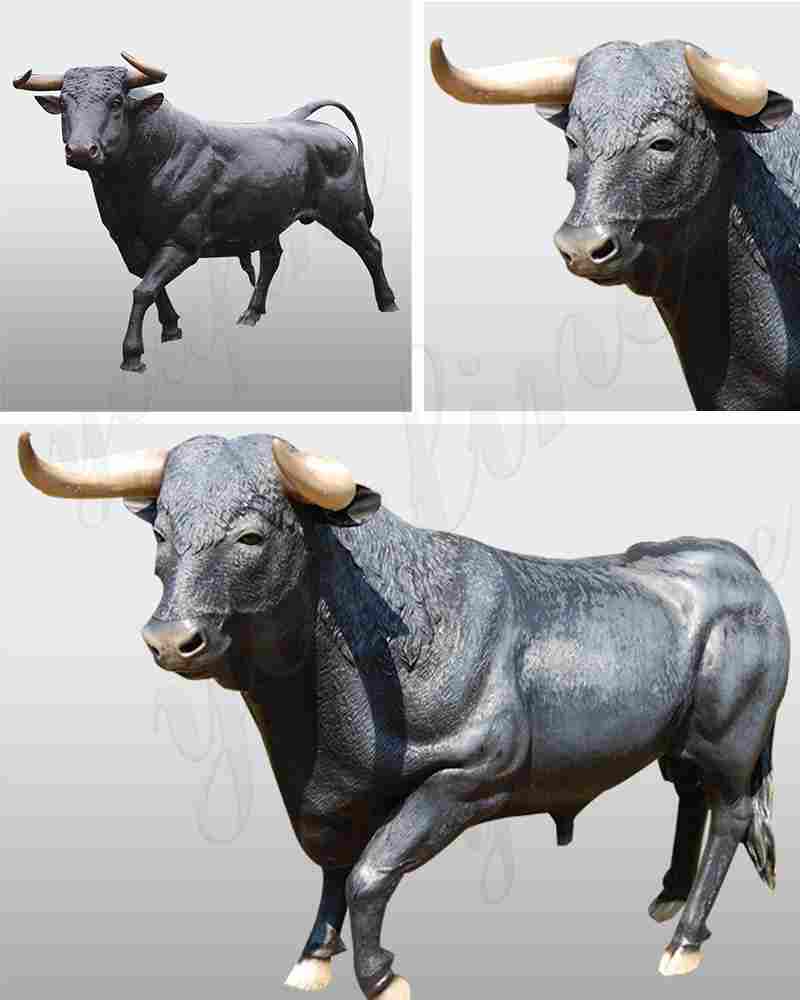 Custom Bronze Bull Sculpture