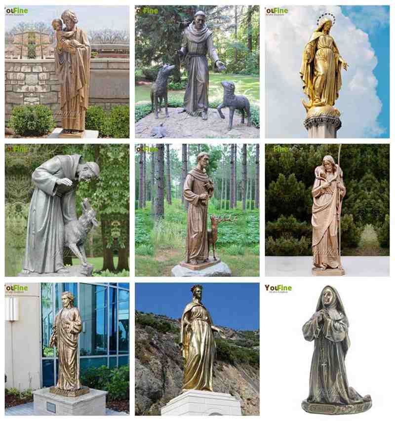 Famous Religious Four Bronze Statues