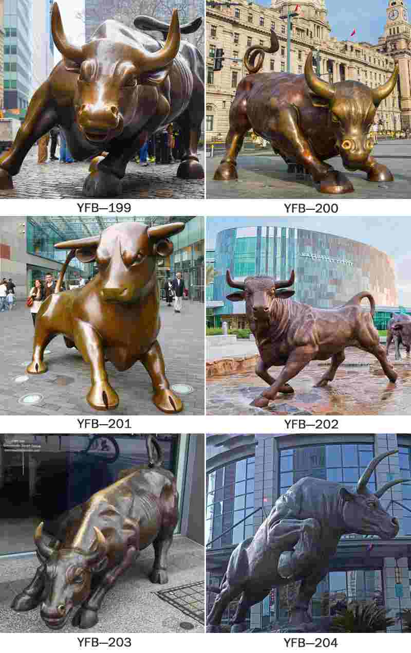 Large Size Bronze Bull Statue