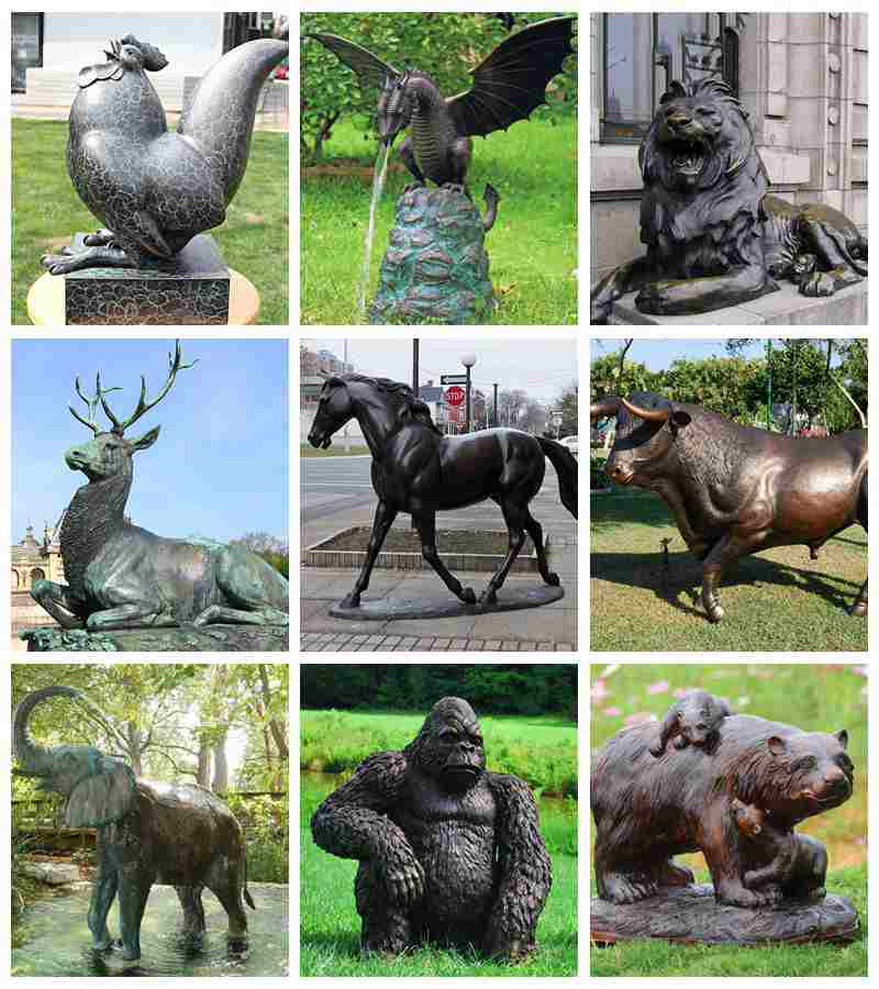 Outdoor Bronze Bull Sculpture