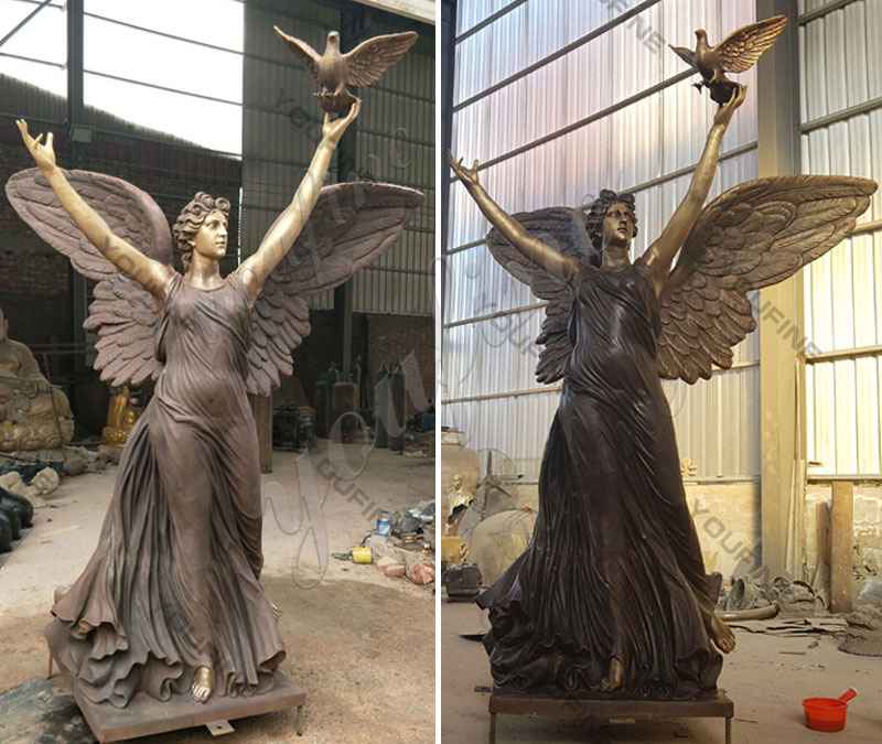 Casting Bronze Angel Statue
