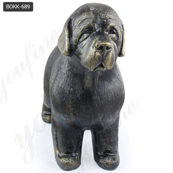 Custom Large Size Casting Bronze Dog Garden Sculpture for Sale BOKK-689
