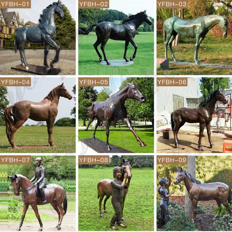 Tang Horse Statue Garden Decor for Sale BOKK-233