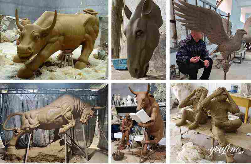 bronze animal sculptures for sale