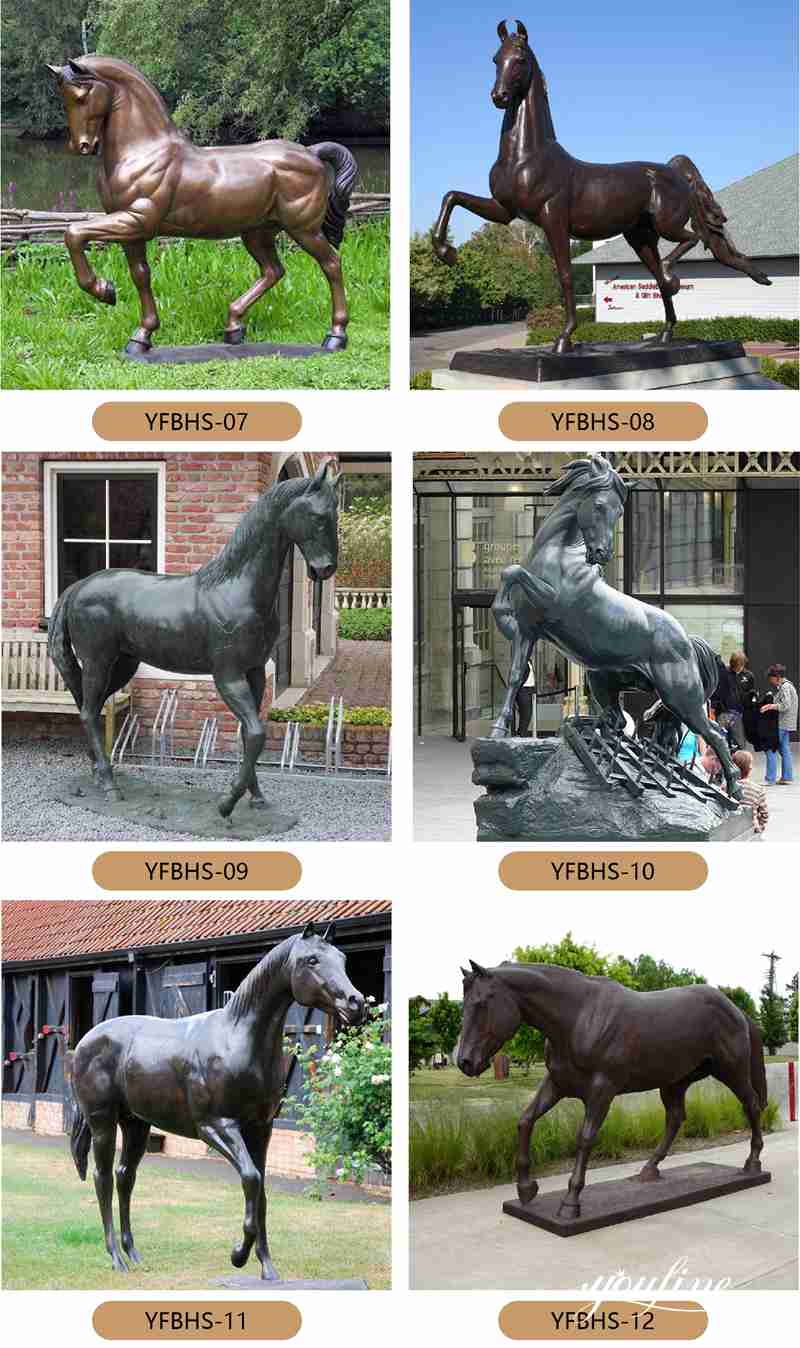 life size bronze horse statue - YouFine Sculpture (1)