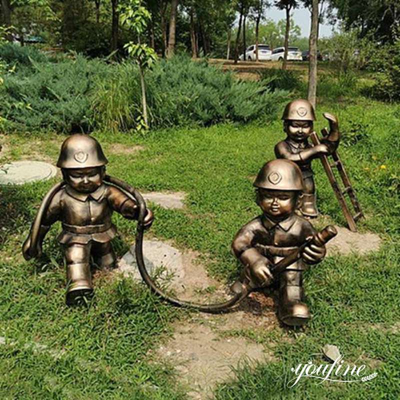 Fireman Statue For Garden - YouFine Sculpture