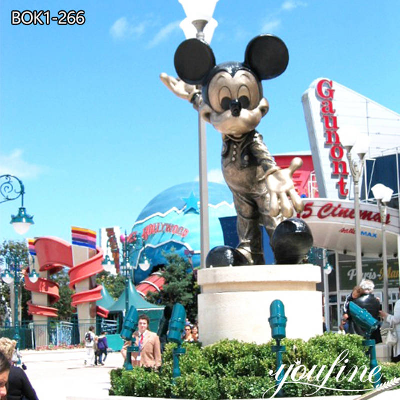 Large Mickey Mouse Garden Statue Bronze Factory Supplier BOK1-266