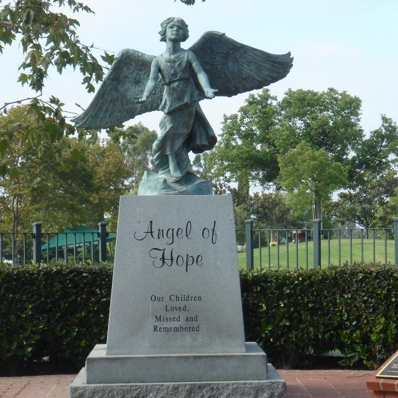 High Quality Bronze Angel of Hope Garden Statue for Sale BOK1-341
