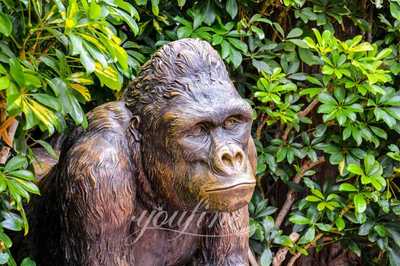 life size gorilla statue for sale