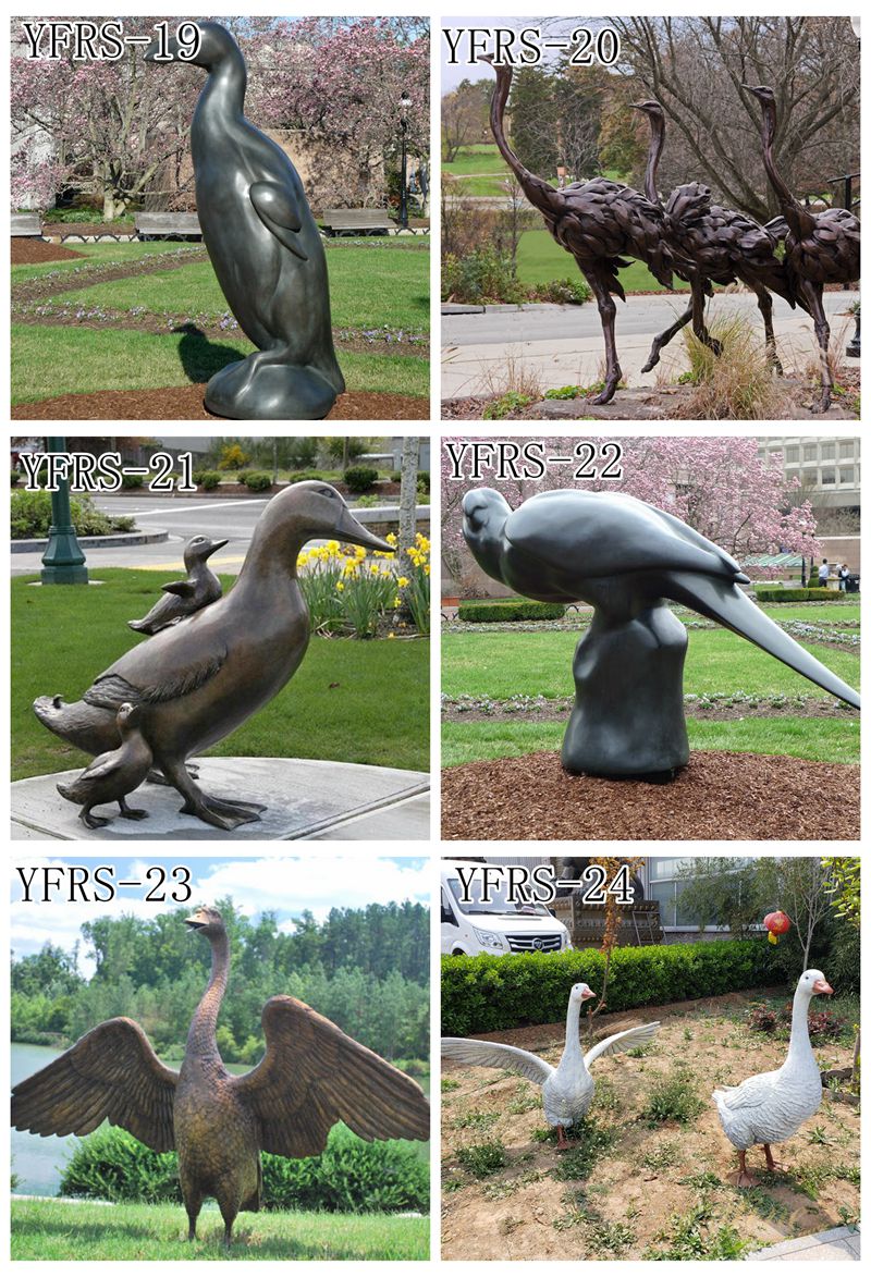 The DoDo Patina Bronze Bird Sculpture for Sale (1)