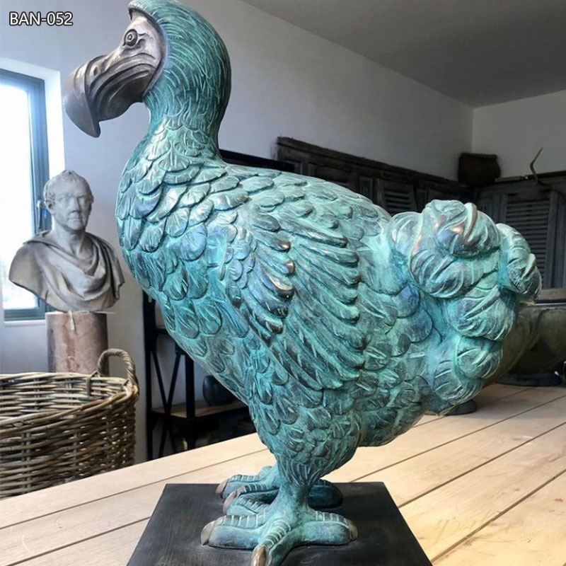 The DoDo Patina Bronze Bird Sculpture for Sale